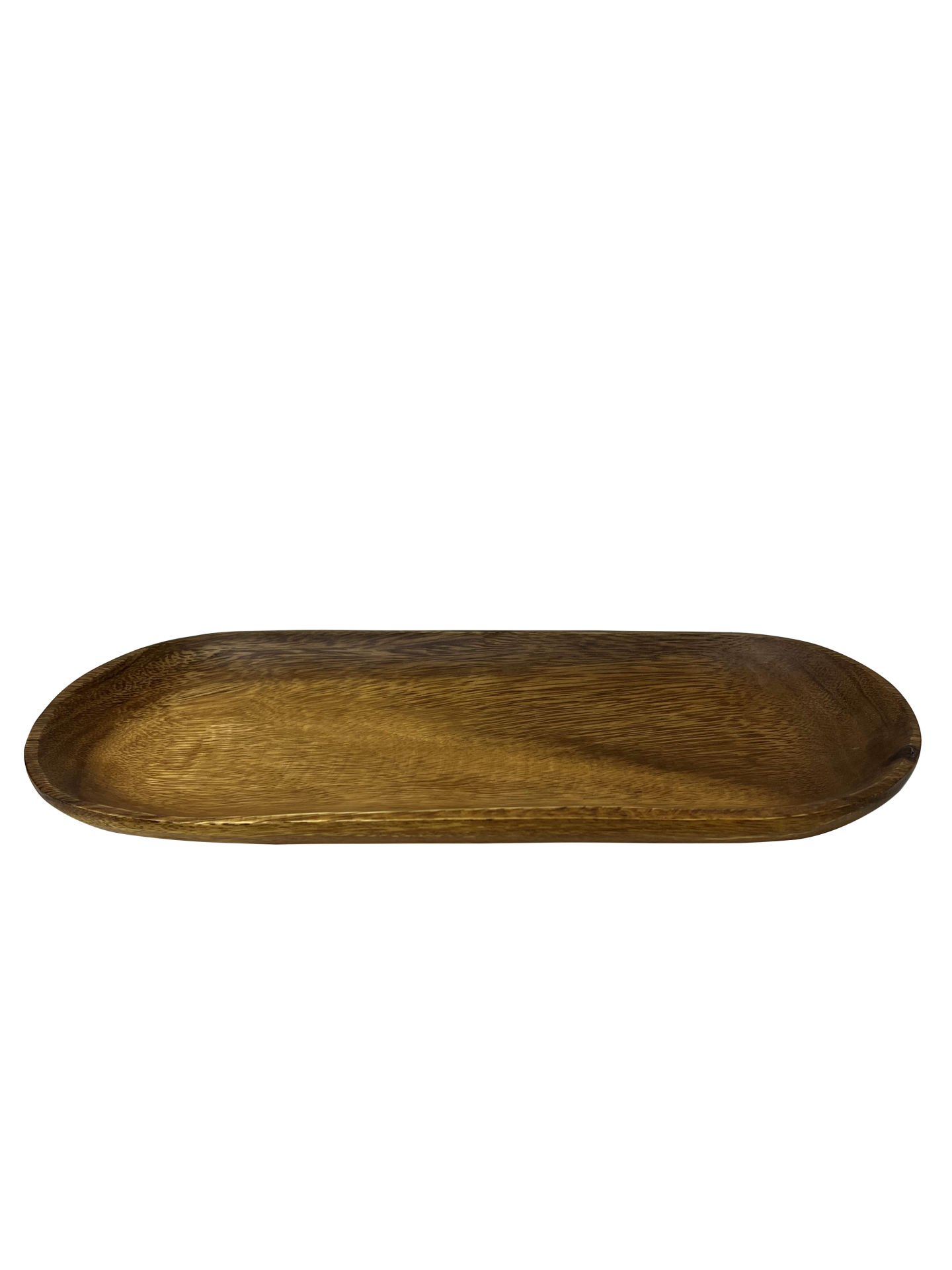 AKASYA AĞACI EL YAPIMI OVAL SUNUM TABAĞI WD6315 33*13CM