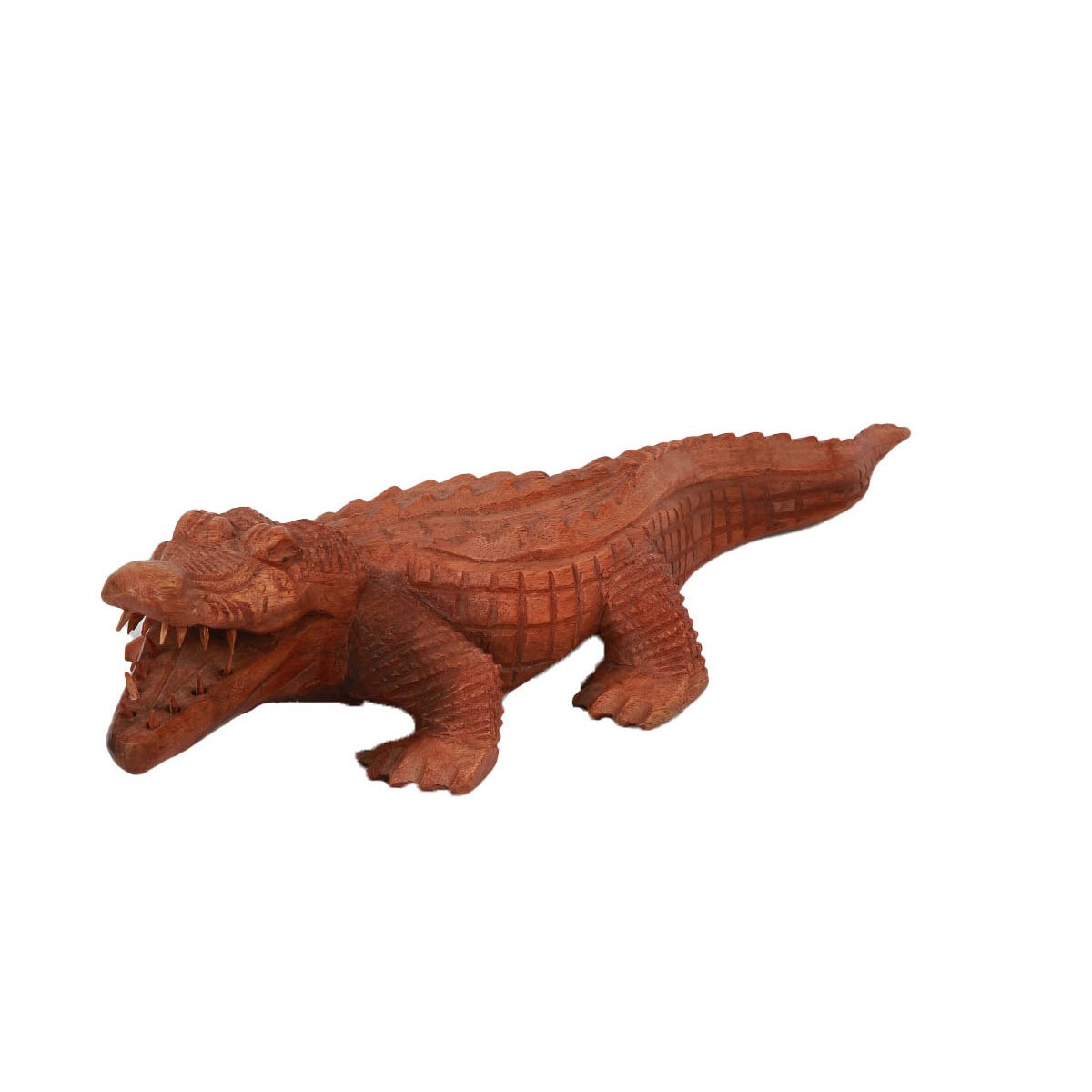 AHŞAP AĞZI AÇIK TİMSAH 53 CM