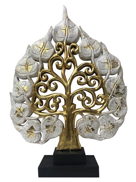 AHŞAP EL YAPIMI HAYAT AĞACI STANDLI PANEL 57*40CM