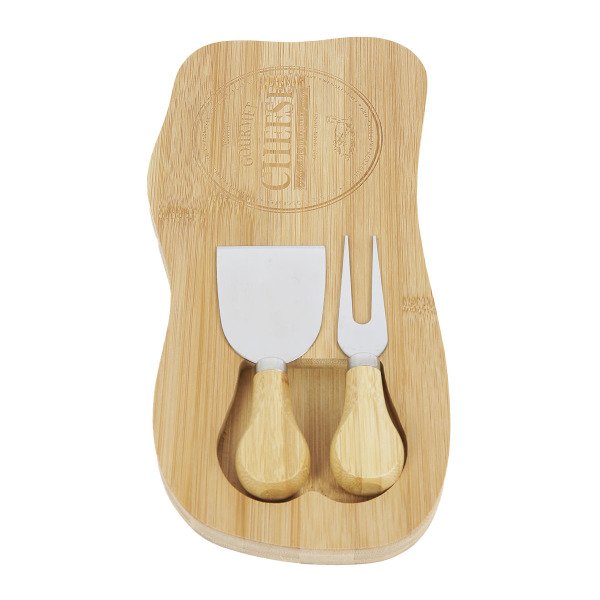 B1028 GON 3 PARÇA BAMBU PEYNİR SETİ 27CM