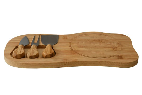 B0122 HUME 4 PARÇA BAMBU PEYNİR DÜNYASI 33CM