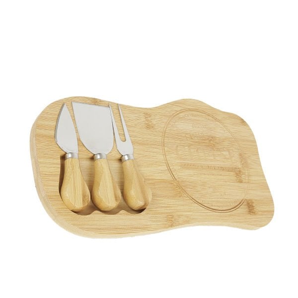 B0122 HUME 4 PARÇA BAMBU PEYNİR DÜNYASI 33CM