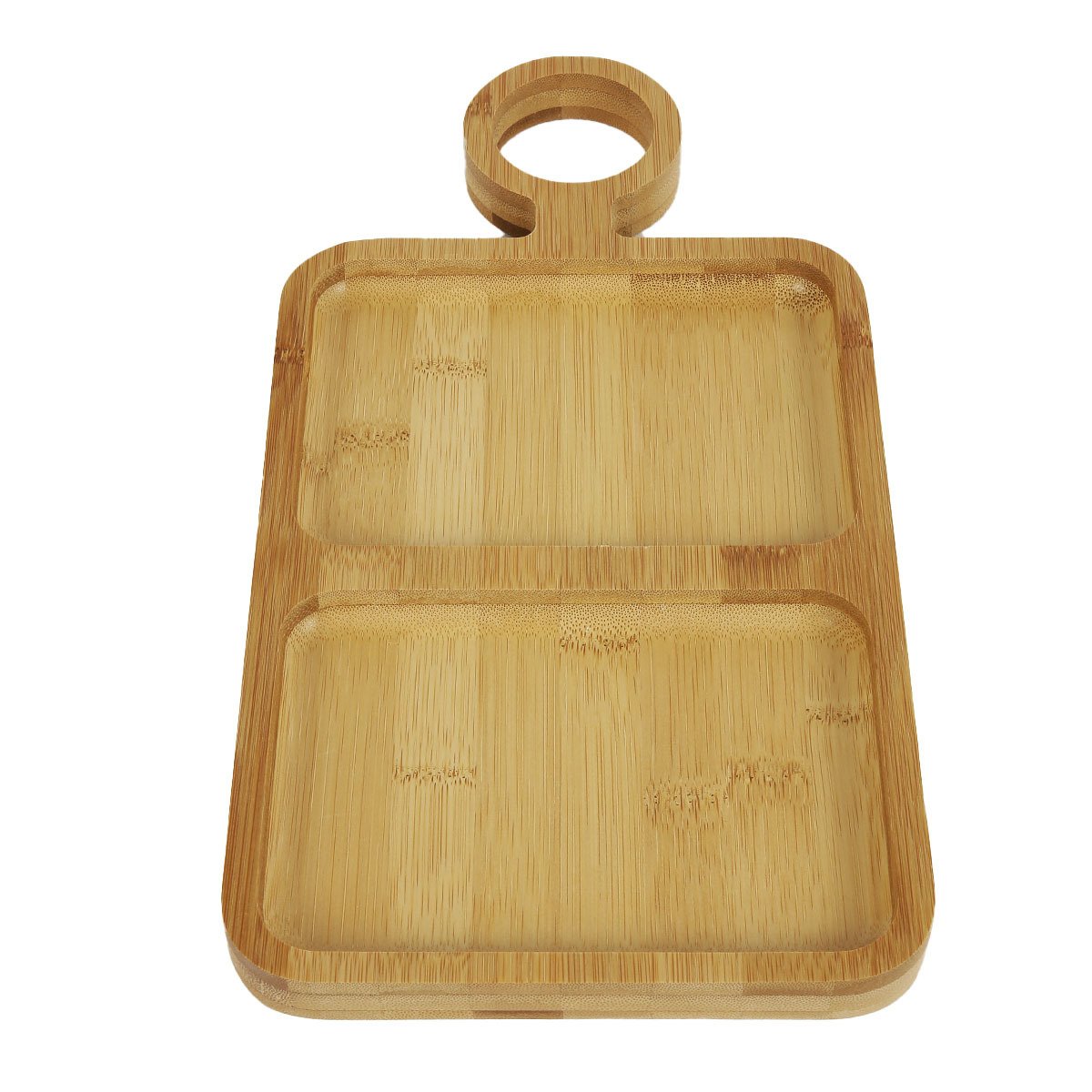 BAMBU 2'Lİ SUNUMLUK/ÇEREZLİK 25*17CM