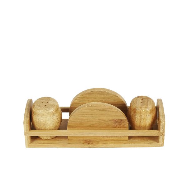 ELCADO  BAMBU PEÇETELİKLİ TUZLUK 26*6,5*8CM