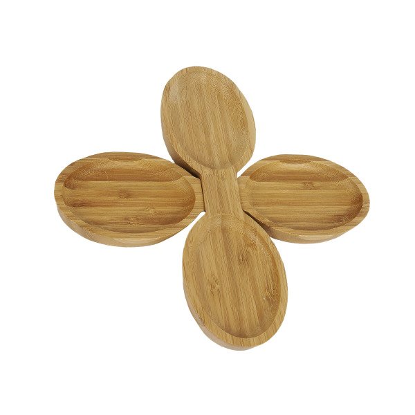 B0466 BRAD BAMBU 2PARÇA  ÇEREZLİK 27*27*2CM