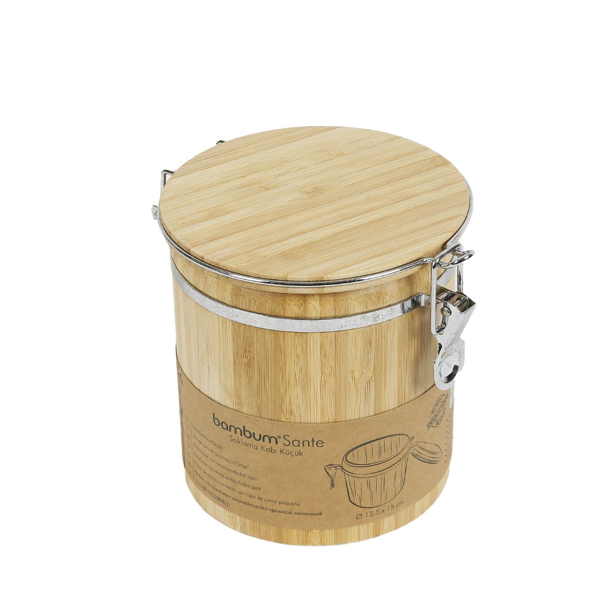 BSSA02 SANTE BAMBU SAKLAMA KABI  13,52*13,5*15CM
