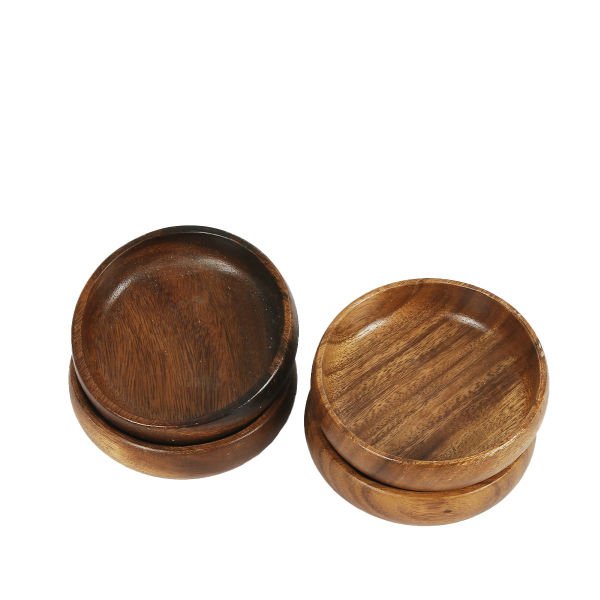 AKASYA 4'LÜ ÇEREZLİK YUVARLAK TCA-242 ,9*9*3,5CM