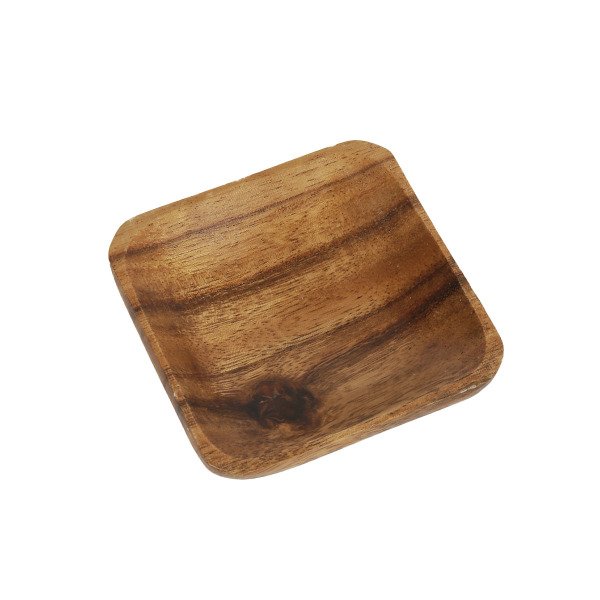 AKASYA AĞACI EL YAPIMI 4'LÜ ÇEREZLİK KARE RE-012 4,5x11CM