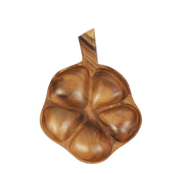 EL YAPIMI AKASYA AĞACI R052 5 BÖLMELİ YONCA ÇEREZLİK 3x30 CM WD6360