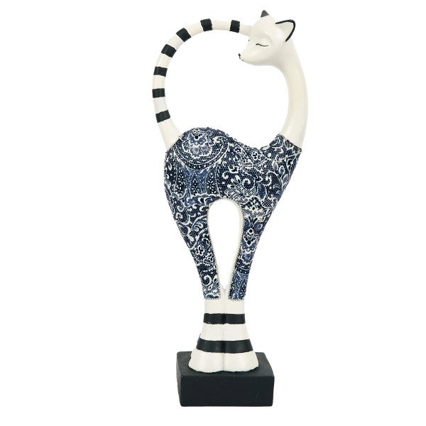 POLYESTER DESENLİ KEDİ 39 CM