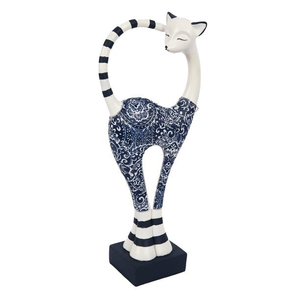 POLYESTER DESENLİ KEDİ 39 CM