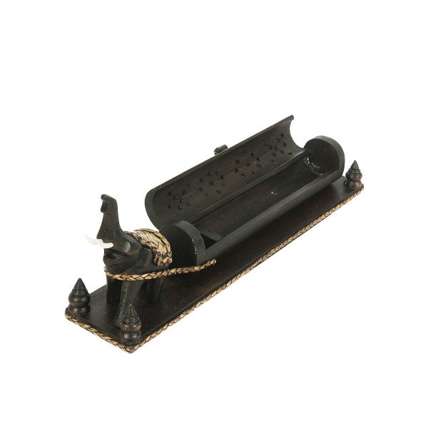 AHŞAP KAPAKLI FİLLİ TÜTSÜLÜK  34 CM