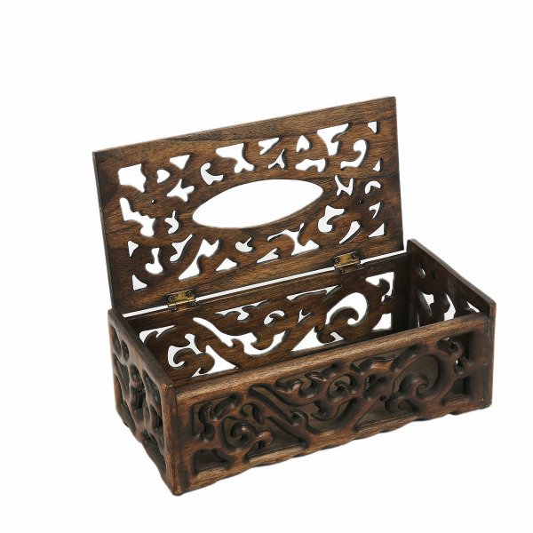 EL YAPIMI AHŞAP OYMALI PEÇETELİK 15*30*10 CM