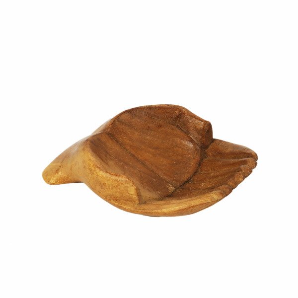 AHŞAP ÇOK AMAÇLI KAP/OBJE/ÇEREZLİK 2'Lİ EL  25 CM