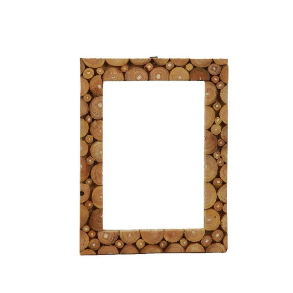 RUSTİK AĞAÇ PARÇALI 3'LÜ ÇERÇEVE 15x20, 20x28, 27x36CM