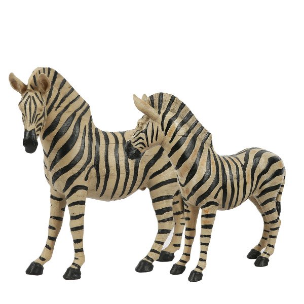 POLYESTER 2'Lİ ZEBRA BİBLO  44*47 CM , 31*33 CM