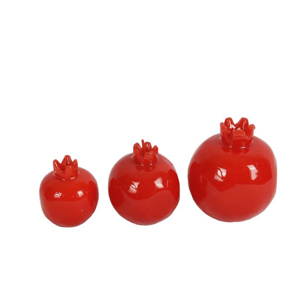DEKORATİF NAR 3 BOY MUM