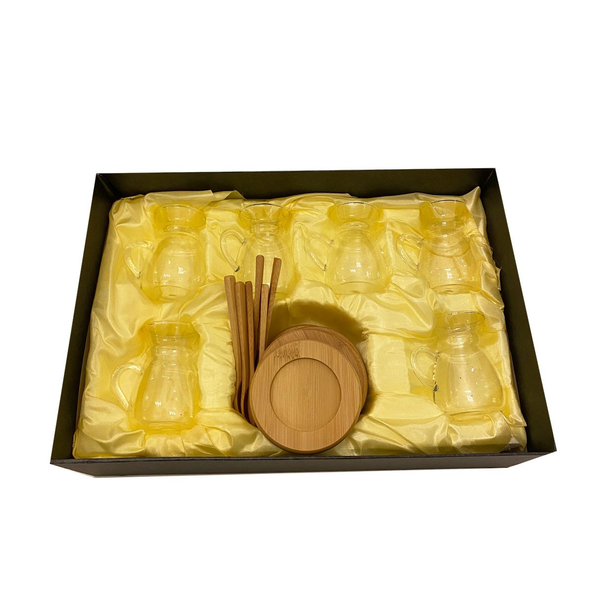 PM-770 BAMBU TEPSİLİ 18 PARÇA ÇAY SETİ