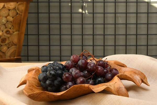 TEAK AĞACI EL YAPIMI YAPRAK SERVİS VE SUNUMLUK
