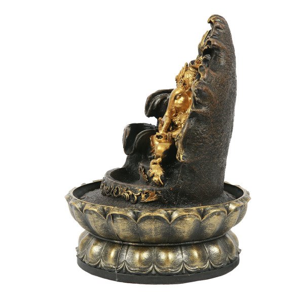 POLYESTER GANESHA ŞELALE (GOLD,SİYAH) 21*27 CM