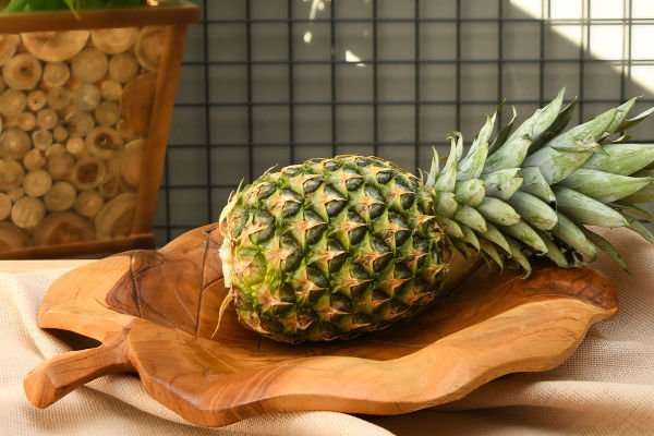 TEAK AĞACI EL YAPIMI YAPRAK SERVİS VE SUNUMLUK