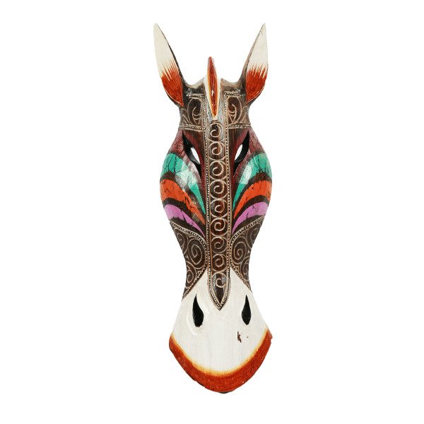 MİNDİ AĞACINDAN EL YAPIMI 5'Lİ ZEBRA VE ZÜRAFA MASK
