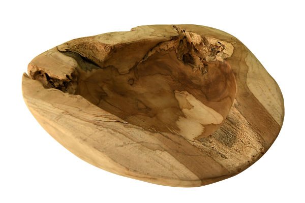 TEAK AĞACI EL YAPIMI SERVİS TABAĞI  30*30*8CM