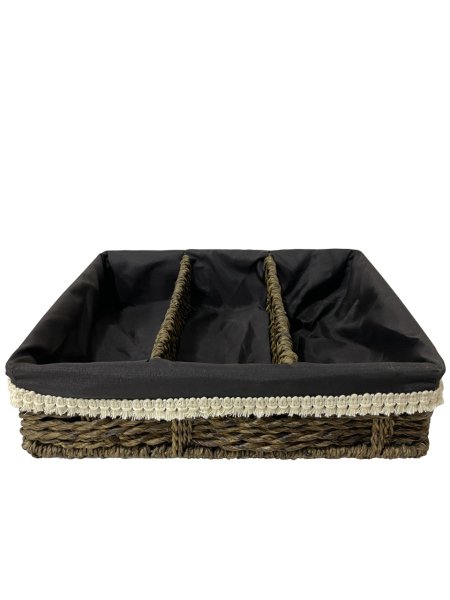 HASIR EL YAPIMI 3 BÖLMELİ KAŞIKLIK SFP14  30*25*8CM