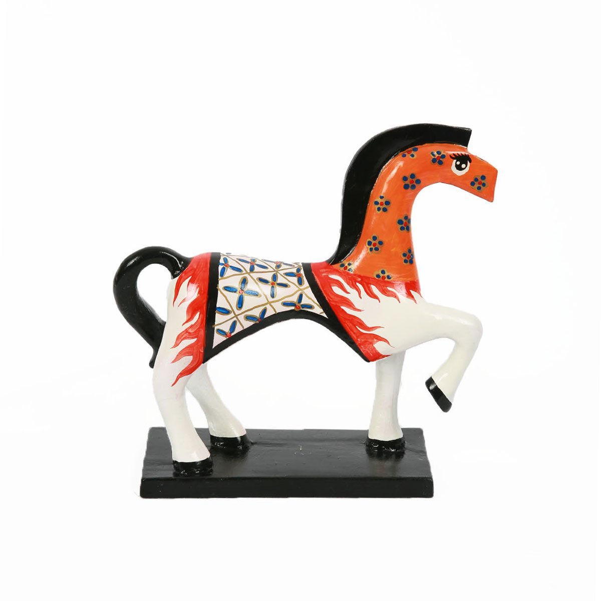 REÇİNE AT STANTLI RENKLİ BİBLO  20*20 CM