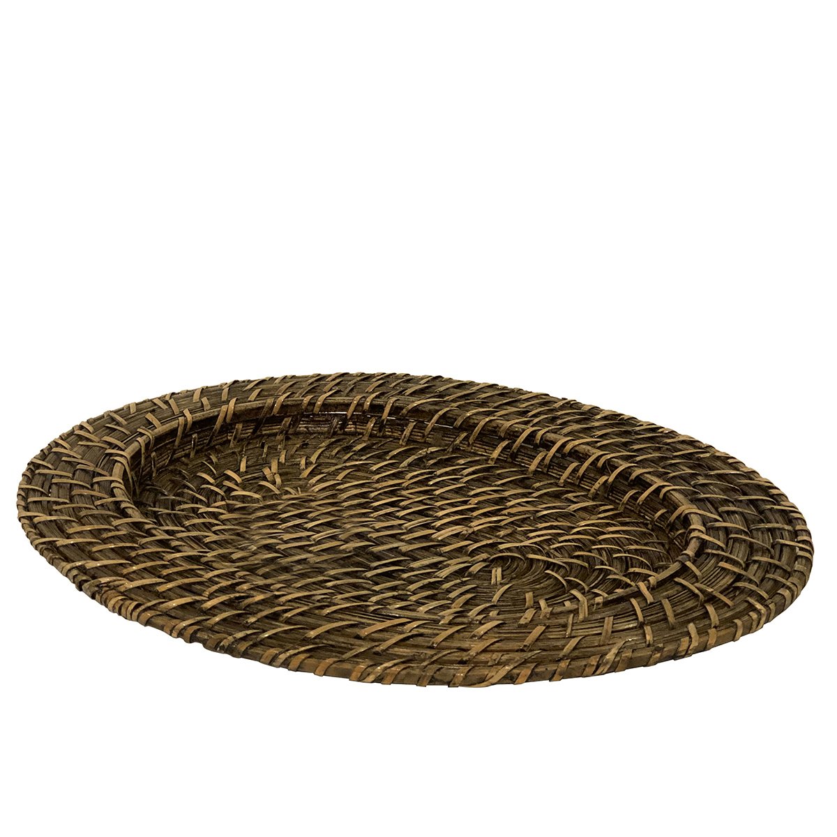Rattan El Yapımı Oval Supla