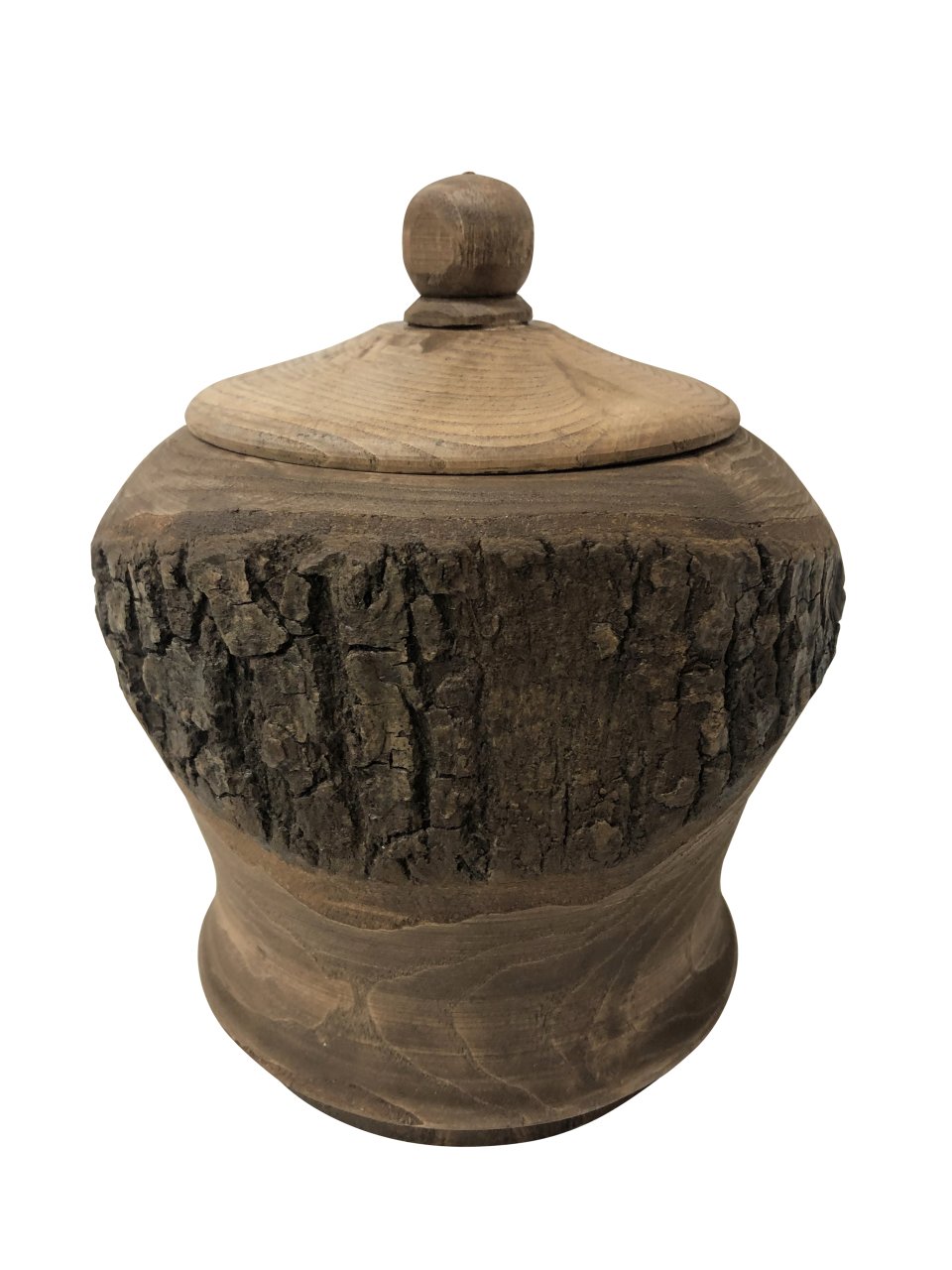 SÜWEN AĞACI EL YAPIMI KAPAKLI DOĞAL AĞAÇ ŞEKERLİK /BAHARATLIK  14*18CM