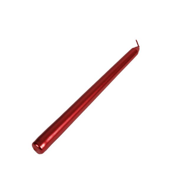 2'Lİ ŞAMDAN MUM KIRMIZI 25CM
