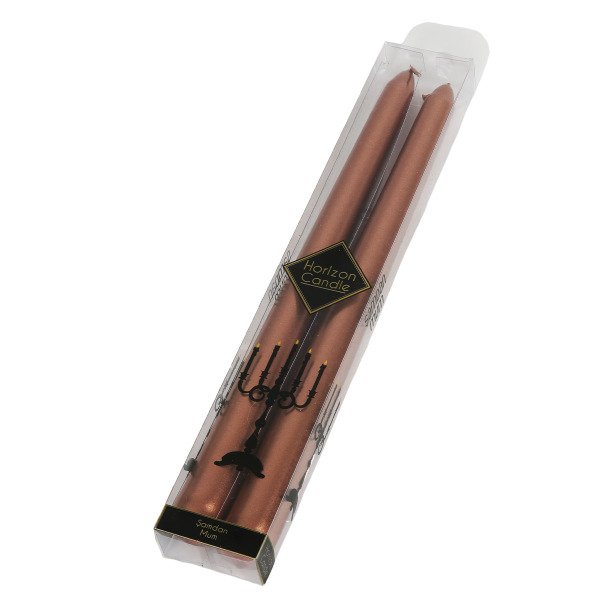 2'Lİ ŞAMDAN MUM KIRMIZI 25CM