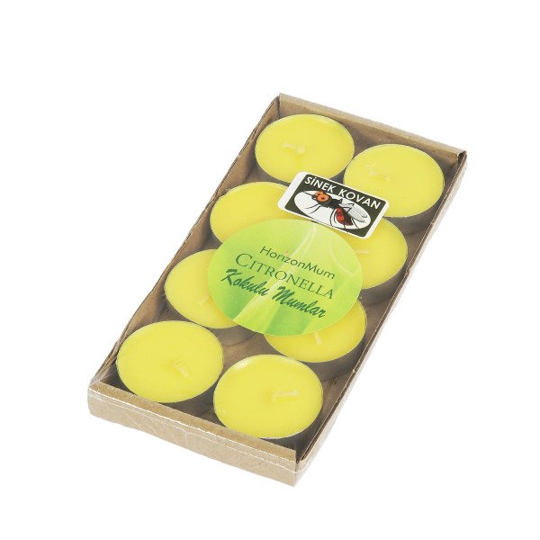 8'Lİ LİMON KOKULU SİNEK KOVAN TEALIGHT MUM