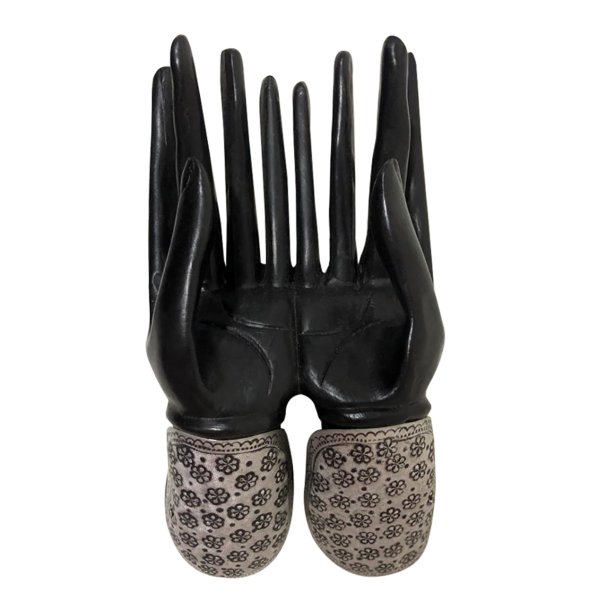REÇİNE GÜMÜŞ İŞLEMELİ EL KARTVİZİTLİK 18*10CM