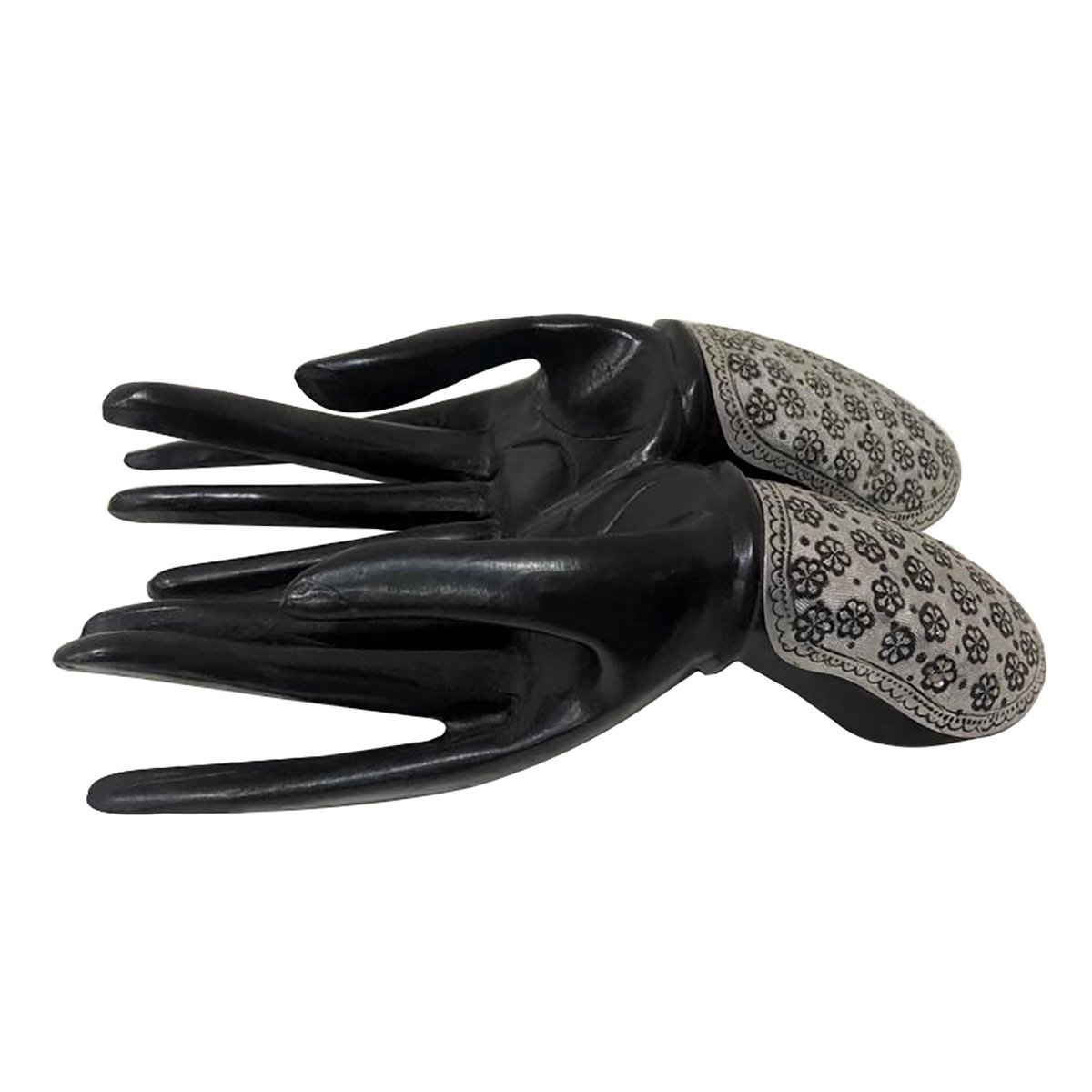 REÇİNE GÜMÜŞ İŞLEMELİ EL KARTVİZİTLİK 18*10CM
