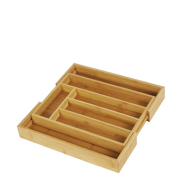 AÇILIR KAPANIR AHŞAP BAMBU KAŞIKLIK 40*36*5CM