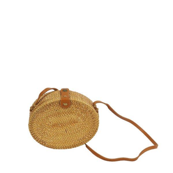 MORİ DOĞAL RATTAN HASIRI ÇANTA SR-17 OVAL