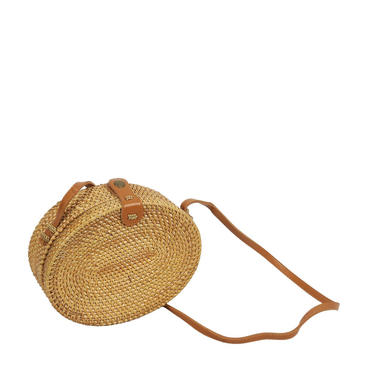 MORİ DOĞAL RATTAN HASIRI ÇANTA SR-17 OVAL