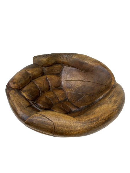 AHŞAP EL YAPIMI AVUÇ / YUVARLAK MEYVELİK 30*30*9CM