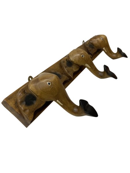 AHŞAP EL YAPIMI FİLLİ ASKILIK 53 CM
