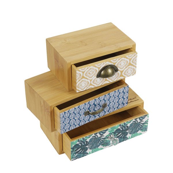 CASSETTO BAMBU TAKI ÇEKMECESİ 23*12*21CM