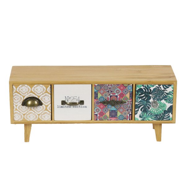 CAJA  BAMBU TAKI ÇEKMECE 39*12*15,5CM