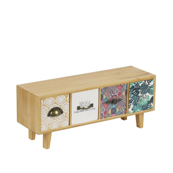 CAJA  BAMBU TAKI ÇEKMECE 39*12*15,5CM