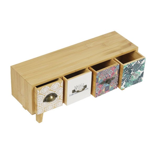 CAJA  BAMBU TAKI ÇEKMECE 39*12*15,5CM