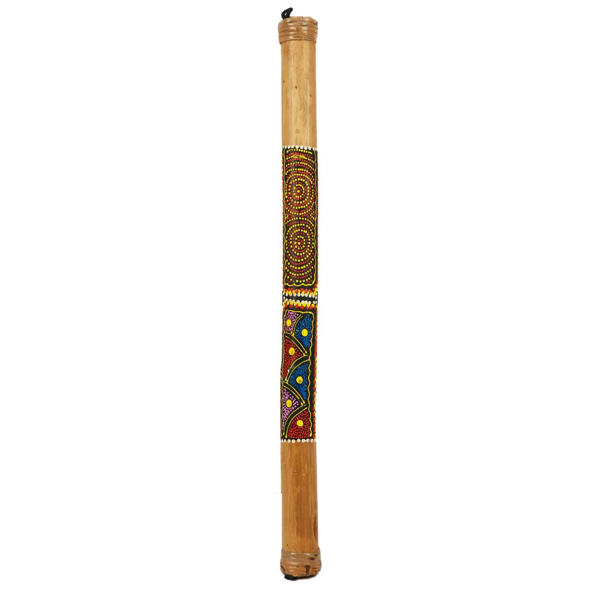 ABORJİN DESENLİ BAMBU YAĞMUR SESİ AFRİKA ENSTRUMANI  71 CM