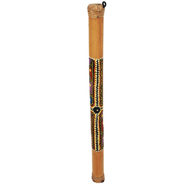 ABORJİN DESENLİ BAMBU YAĞMUR SESİ AFRİKA ENSTRUMANI  71 CM