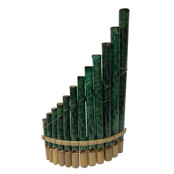 EL YAPIMI ÜFLEMELİ AFRİKA ÇALGI ALETİ PAN FLÜT 28*18CM