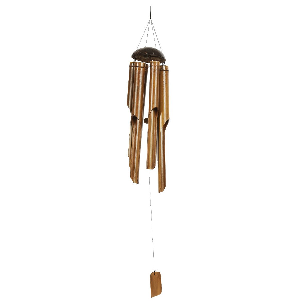 COCONAT BAŞLIKLI BAMBU RÜZGAR ÇANI 75 CM