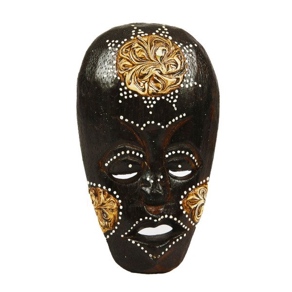 AHŞAP İŞLEMELİ MASK  16 CM